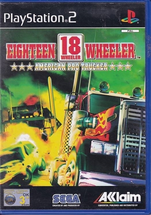 18 Wheeler American Pro Trucker - PS2 (B Grade) (Genbrug)